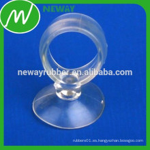 Taza de succión de PVC vacuo transparente transparente con anillo de tracción